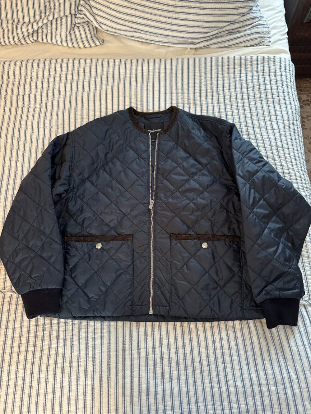 Madewell Women's Quilted Bomber Jacket (Size XXS-Medium)